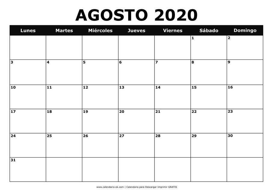 agosto 2020