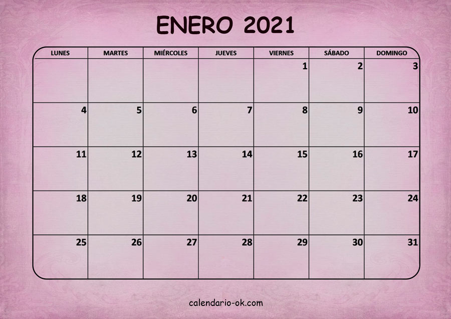 Calendario Enero 2021 Addxwht5tf1wdm Descargar Calendario Enero