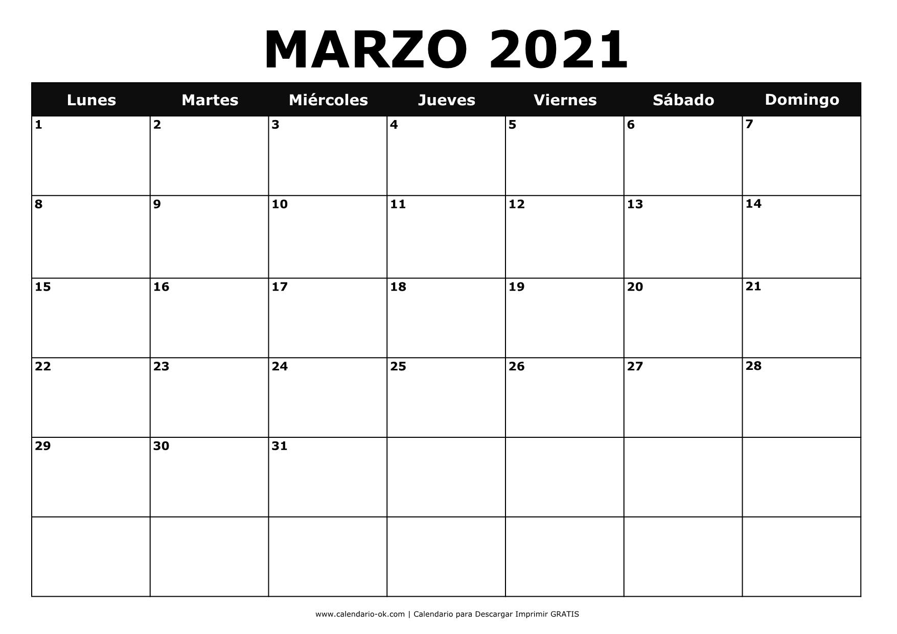 MARZO 2021 BLANCO y NEGRO