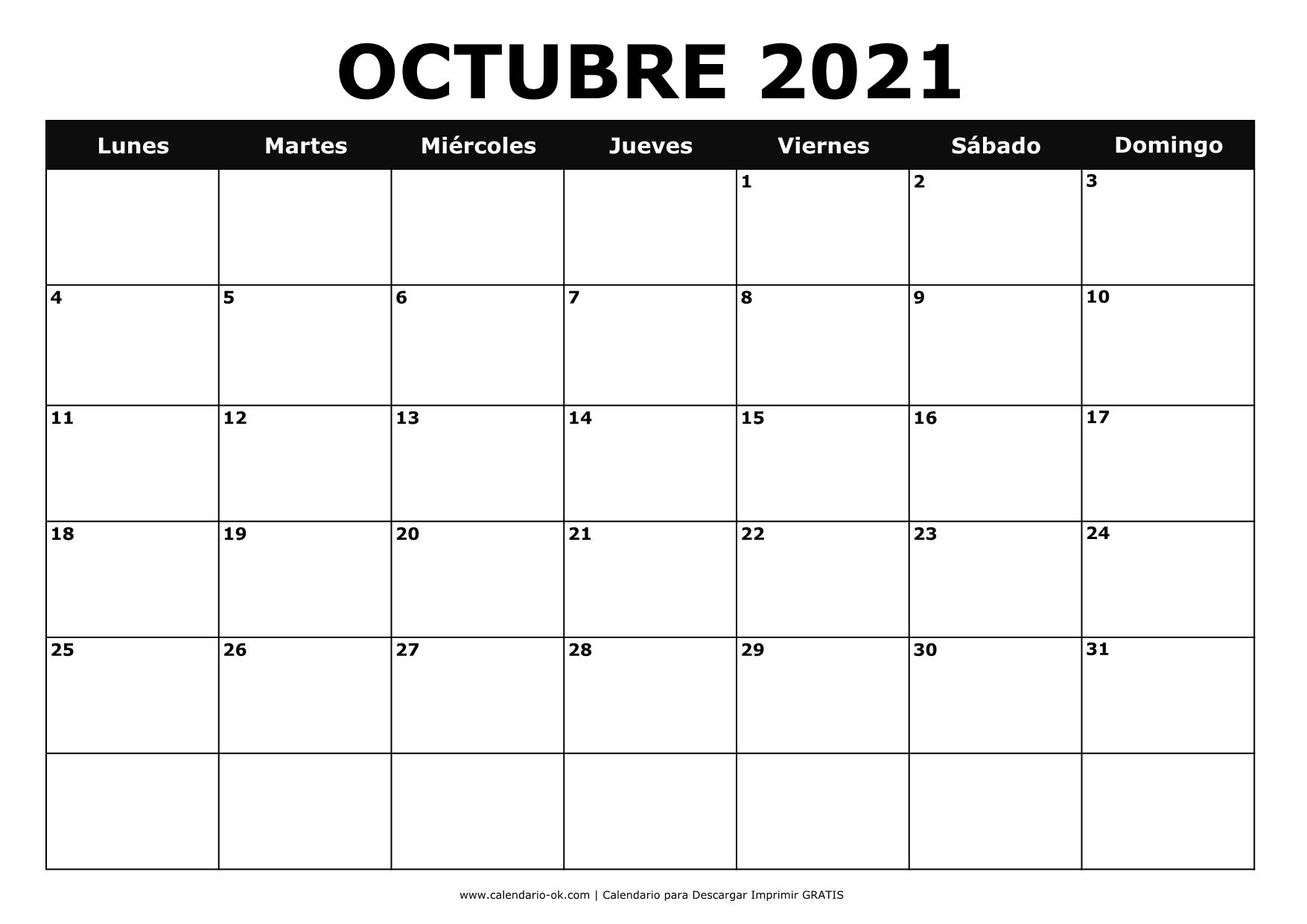 OCTUBRE 2021 BLANCO y NEGRO